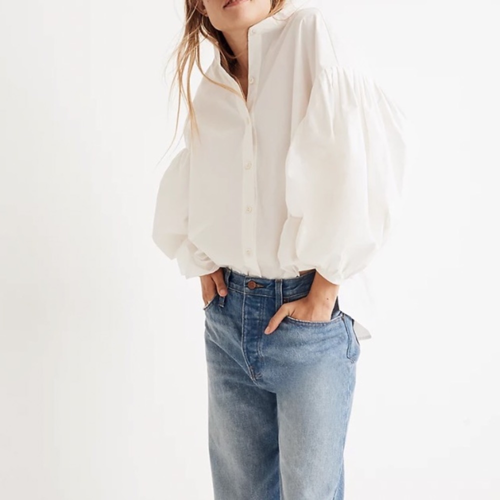 Madewell Balloon Sleeve Blouse